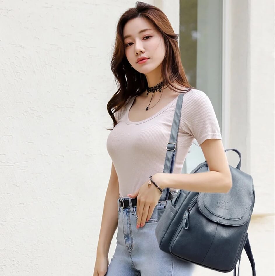 Frendorf | Leder Rucksack für Damen