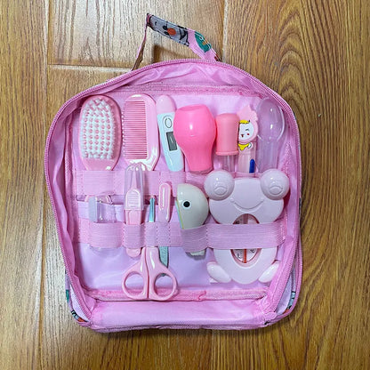 Frendorf | Baby Pflege Set mit Thermometer, Bürste und Nagelknipse