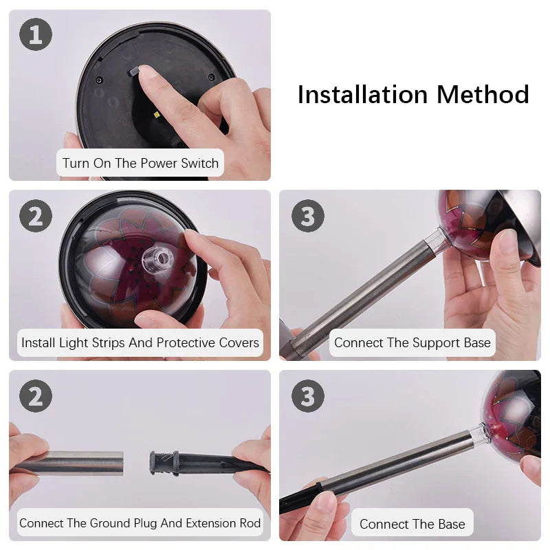 Frendorf | LumaTera SolarLight | LED Gartenleuchte Solar | Mit Dämmerungssensor & Akku | Für Tisch & Boden