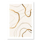 Nordic Abstract Sand Waves Gold Palm Posters Green Marble Line Coral Wall Art Print Canvas Painting Pictures Living Room Decor