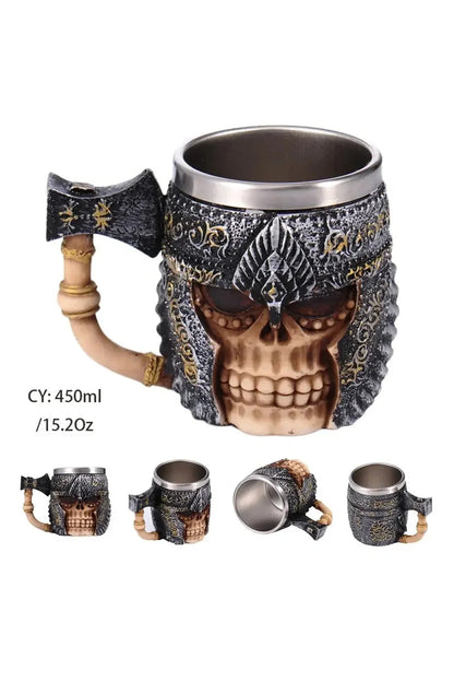 Skull Viking Bierbecher