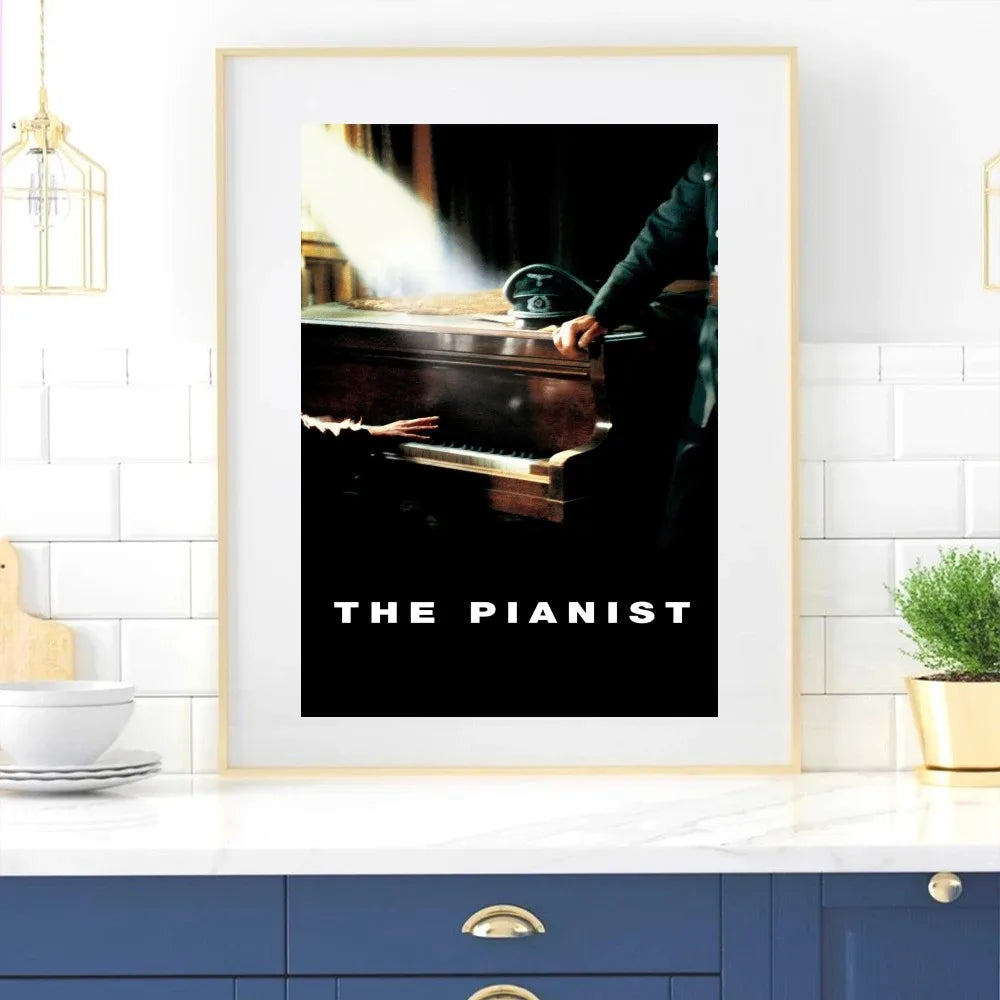 Movie The Pianist Poster Home Room Decor Livingroom Bedroom Aesthetic Art Wall Painting Stickers