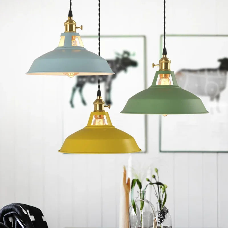 Frendorf | Macaron Esszimmer Kronleuchter – Moderne Einzelkopf Pendelleuchte für Wohnraum, Schlafzimmer und Hoteldekoration