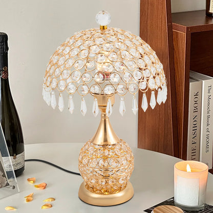 Moderne Kristall Luxus Dekorative Nachttischlampe