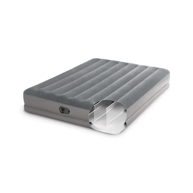 Frendorf | 12" Königin Luftmatratze mit USB-Pumpe und Fiber-Tech Unterstützung