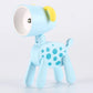 Niedliche LED Nachtlampe - Mini Haustier Hund, Reh, Dinosaurier Klapp-Tischlampe für Kinderzimmer