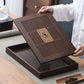 Chinese Tea Tray with Water Storage Box Durable Simple Drainage Type Plate Tea Serving Tray for Teahouse Home Household Office