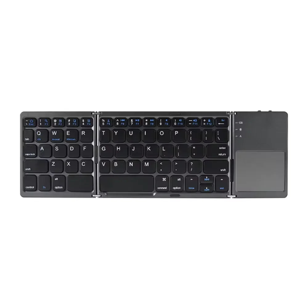 Frendorf | Neue Mini Superleichte Kompakte Drahtlose Faltbare Professionelle Tastatur Mit Touchpad Für Android IOS Windows