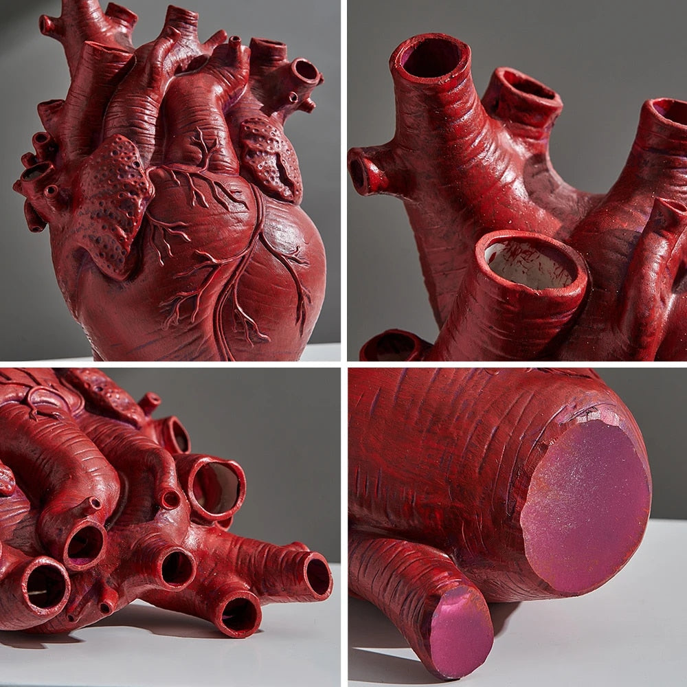Herz Trocken Pflanzen Kunst Vase