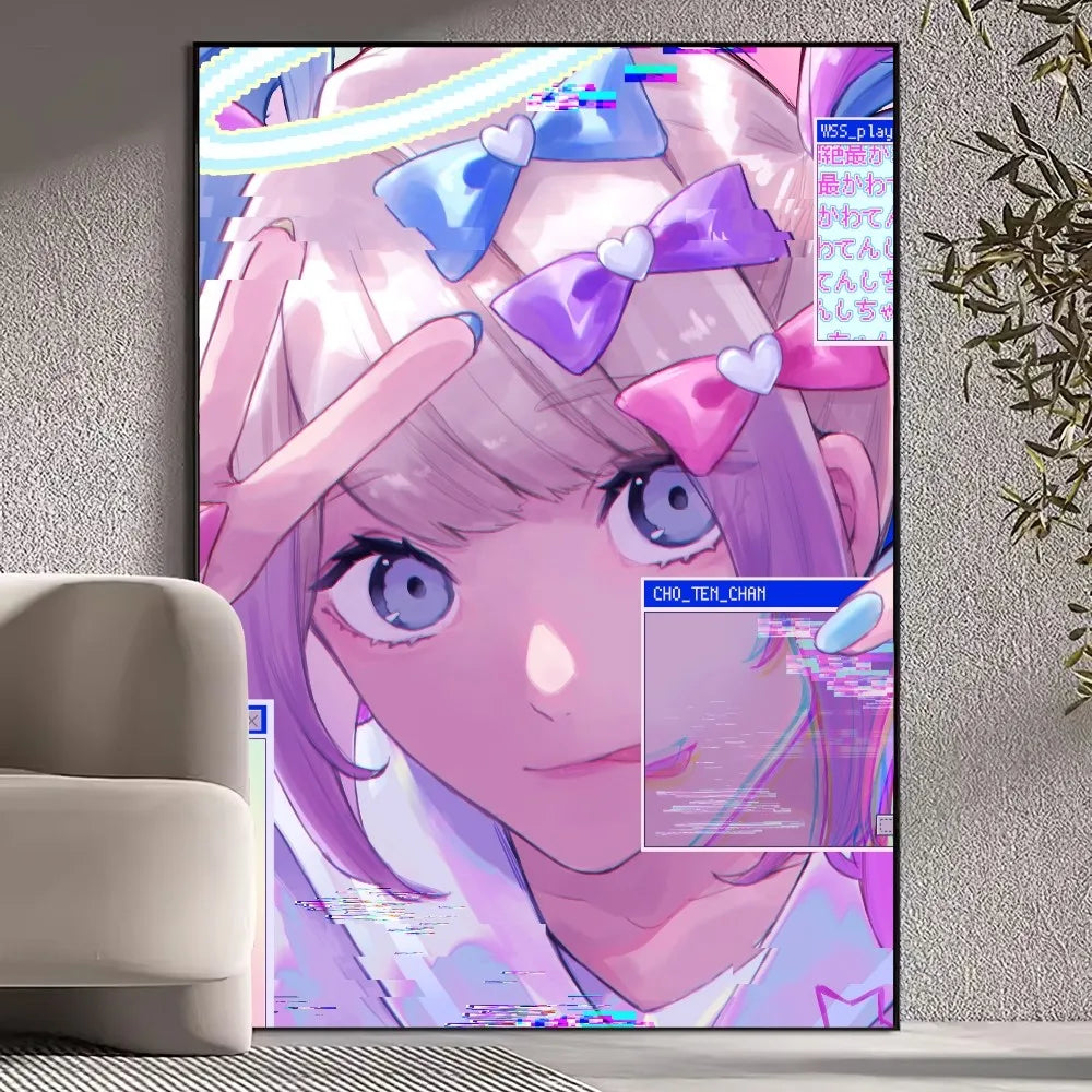 Needy Girl Overdose Game Poster Prints Wall Pictures Living Room Home Decoration