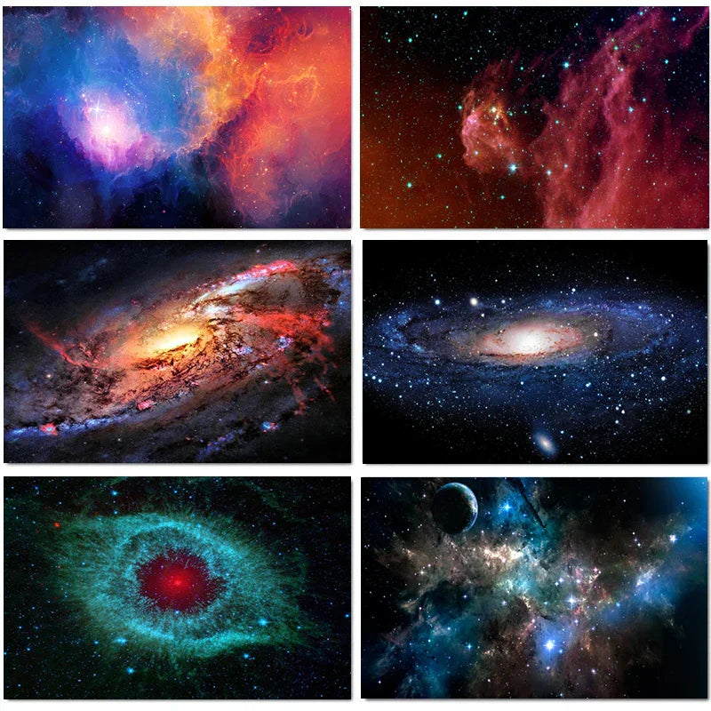 Frendorf | StarNova Nebula Leinwand | Moderne Wandkunst | Hochwertige Galaxie-Drucke | Dekoration für Zuhause
