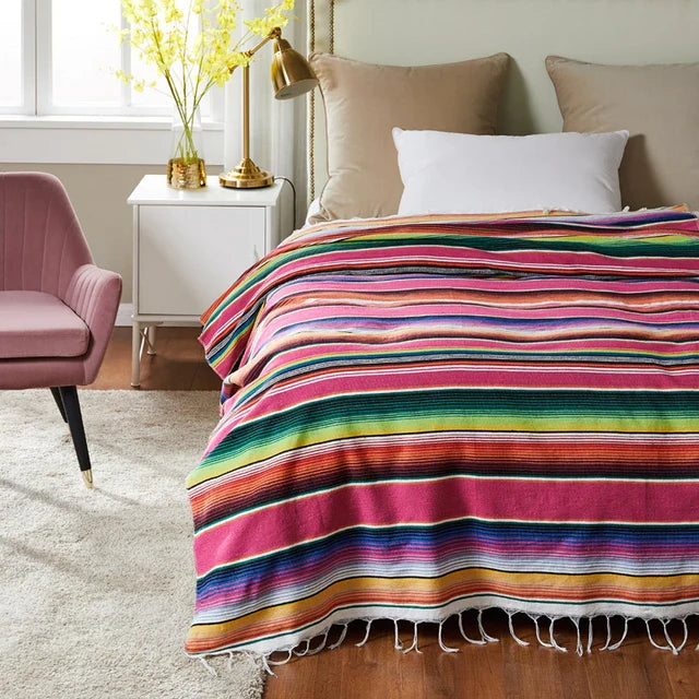 Buntes mexikanisches Serape-Decke