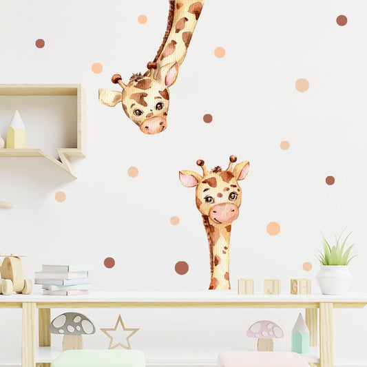 Frendorf | Cartoon-Giraffe-Tier-Wandtattoos