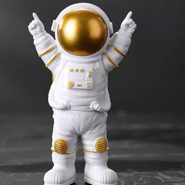 Harz-Astronaut-Figur Statue Raumfahrer Skulptur Pädagogisches Spielzeug Schreibtisch-Dekoration Astronaut-Modell Für Kinder Geschenk