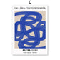 Nordic Simple Aesthetics Wandkunst Nude Linie Blau Abstrakt HD Öl Auf Leinwand Poster Zuhause Schlafzimmer Wohnzimmer Dekoration Geschenk