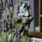 Miniatur Alter Fischer Schach Spielen Sand Steine Figur Aquarium Ornamente Feengarten Bonsai Steingarten Landschaft Raumdekoration