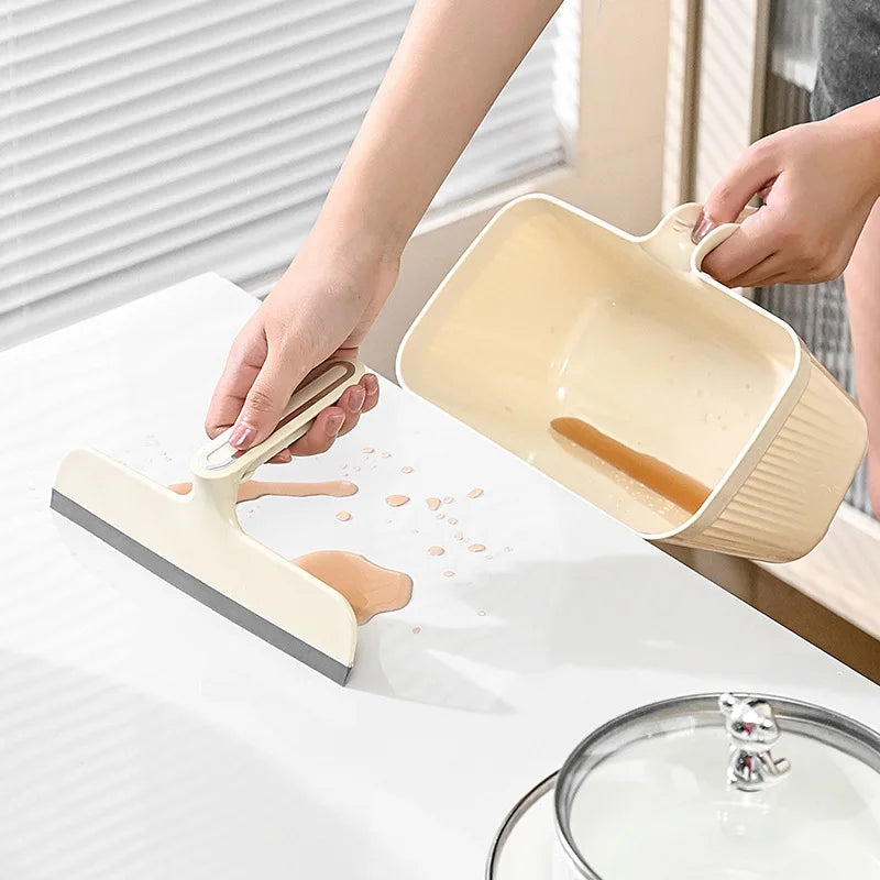 Frendorf | 2in1 Abfallentsorger Schaber Mülleimer