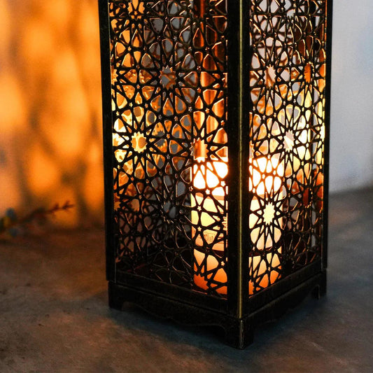 Mystique Orientalische Laterne - Vintage Windlicht Kerzenhalter