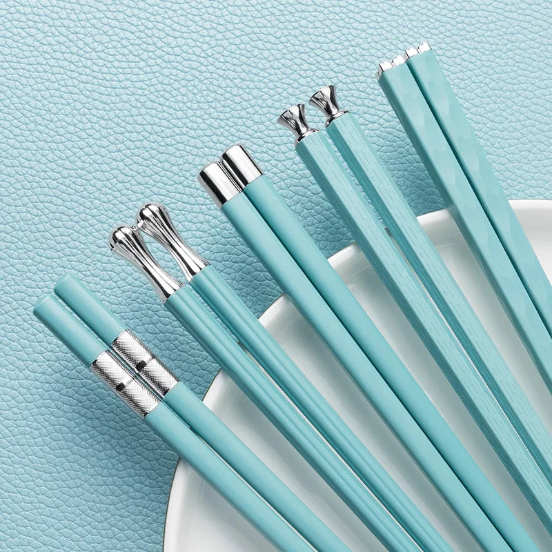 DineLux – Luxuriöses Essstäbchen-Set mit Raffinierten Designs (5 Paar)