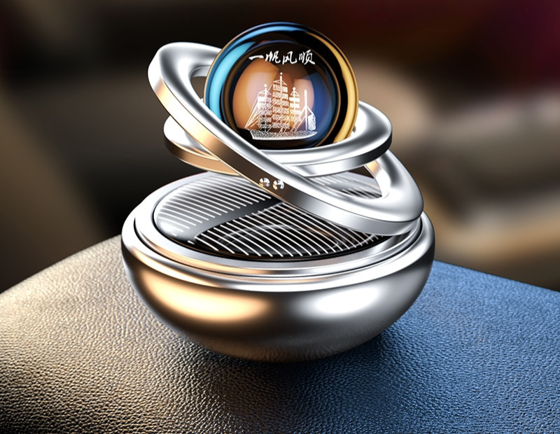 Frendorf | Becotic Solar-Auto-Lufterfrischer | Cooles Design und funktioniert mit Solarenergie