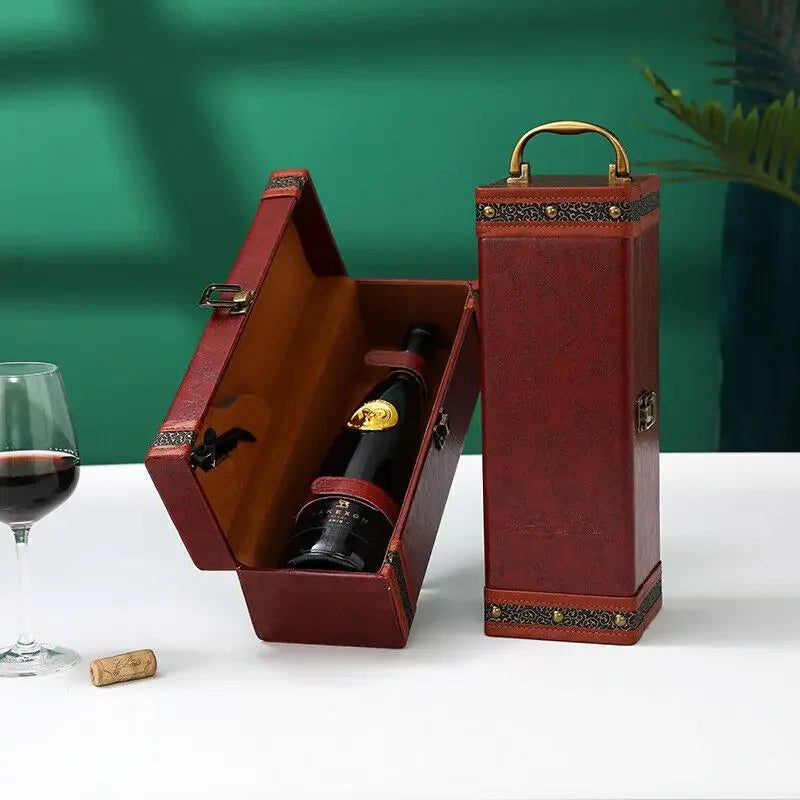 Luxe Weinkoffer - Stilvolle Aufbewahrung für Wein und Zubehör
