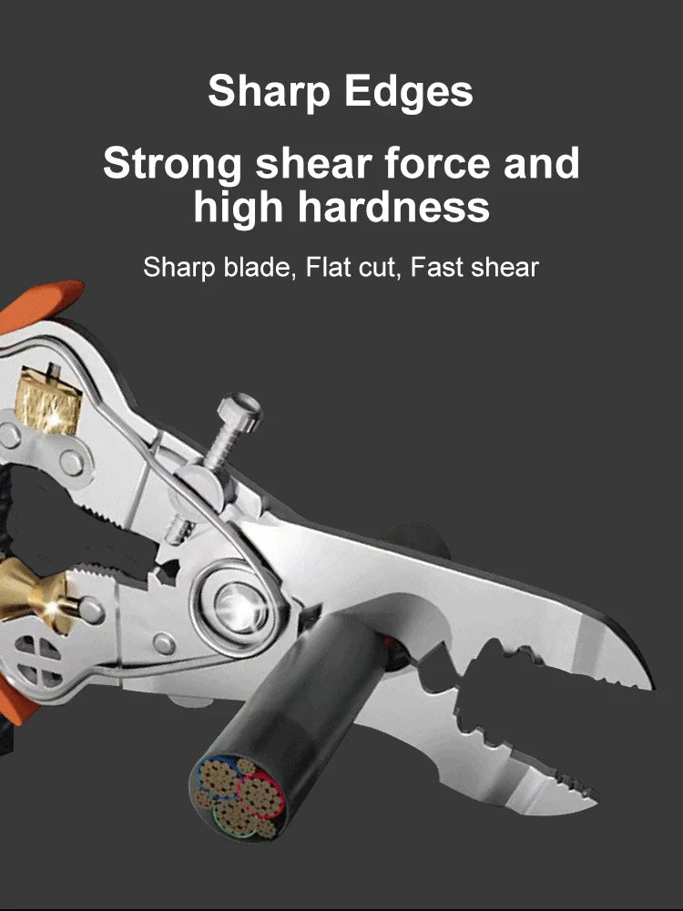 Heavy-Duty 10in1 Drahtschneider Abisolierzange