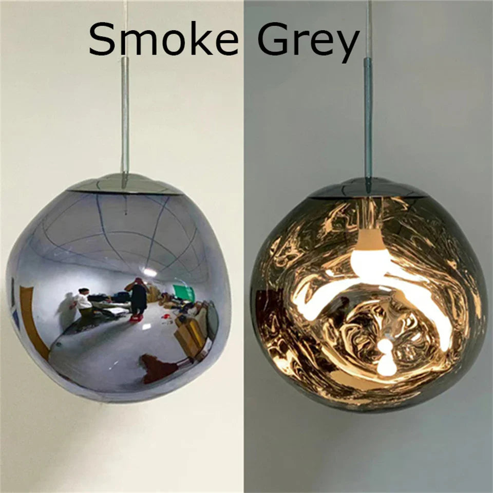 Frendorf | Moderne E27 Einfache Pendelleuchte – Einstellbare LED-Leuchte für Wohnzimmer, Schlafzimmer, Restaurant und Loft – Acryl Atmosphäre Pendel-Chandelier