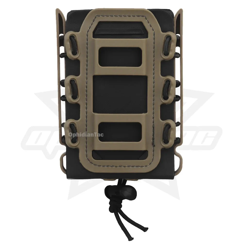 Taktischer Fast Mag Flexibel Molle | 5.56 Magazin Tasche Träger | für AK 74/47 AR M4 | Gewehr Pistolen Magazin Halter | 5.56/7.62 Mag Tasche