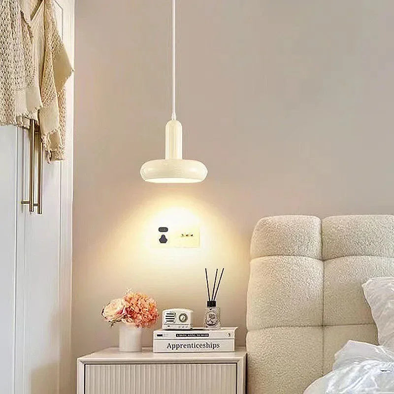 Frendorf | Bauhaus inspirierte Kronleuchter – Retro Nordic Einzelschirm Esszimmer, Bar, Schlafzimmer Pendelleuchte – E27 LED Birne kompatibel