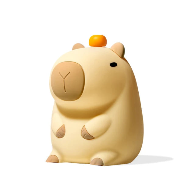 Capybara Light - Wiederaufladbare Cartoon Capybara Silikon Nachtlicht mit 800mAh Akku