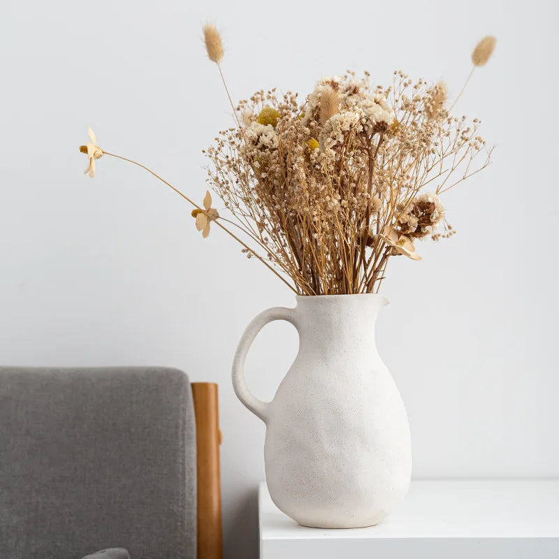 Frendorf | VasaNord Nordische Hochzeitskeramikvase | Minimalistisches Design | Zeitlose Deko für Zuhause & Feiern
