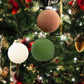 Frendorf | 12 Stück Samt Weihnachtskugeln