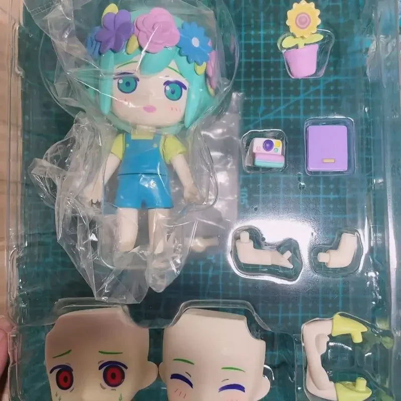 Frendorf | ChibiCraft Anime Figur | PVC Actionfigur Basil | Kawaii Anime Sammlerfigur in Box | Niedliches Modellspielzeug für Fans