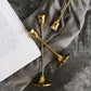 Nordic Stil Metall Kerzenhalter Einfache Schwarz Goldene Hochzeit Dekoration Bar Party Wohnzimmer Dekor Home Dekor Kerzenhalter