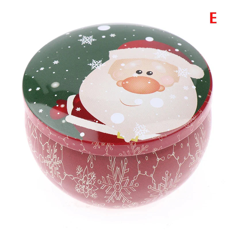 Tragbare Weihnachtsduft Sojawachskerze Dose Geschenkbox