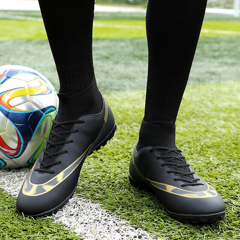 Frendorf | Turf Fußballschuhe Hohe Knöchel Futsal Männer Ag Tf Outdoor Atmungsaktive Fußball Stiefel Rutschfeste Trainer