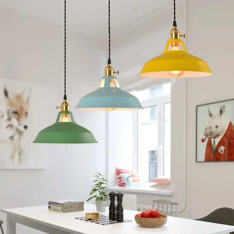 Frendorf | Macaron Esszimmer Kronleuchter – Moderne Einzelkopf Pendelleuchte für Wohnraum, Schlafzimmer und Hoteldekoration