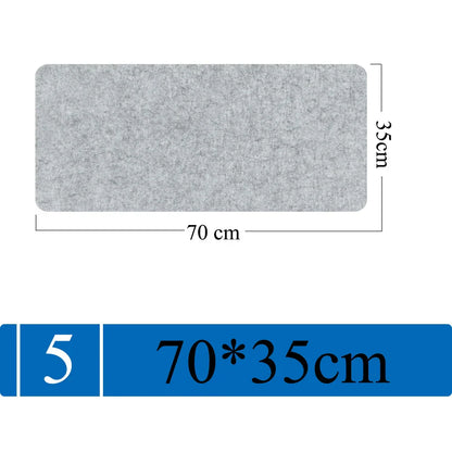 Großes Filz-Mauspad | Rutschfest & Schützend | Warm & Weich | 3mm Dick