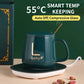 400ML Kaffeetasse Untersetzer Set 55 Grad Temperaturhalte Automatische Heizung Keramikbecher
