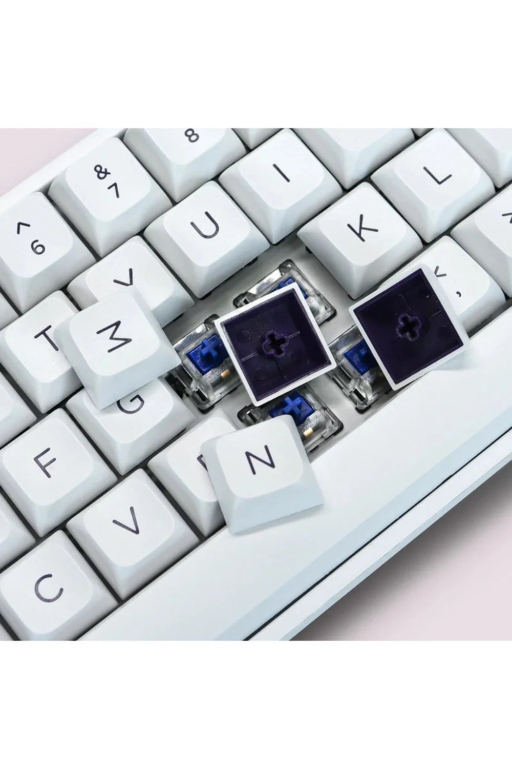 Lila Weiße ISA Keycaps