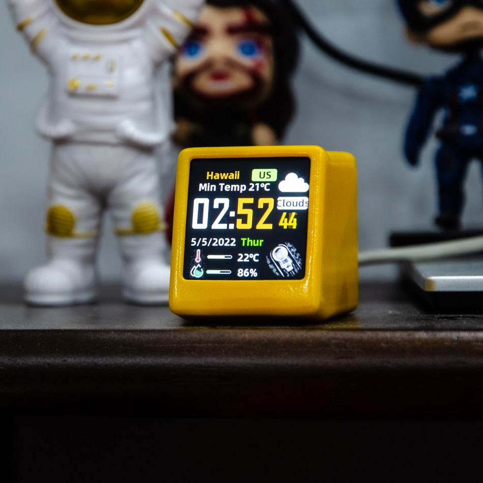 Wetterstation Digitale LED Wifi Uhr