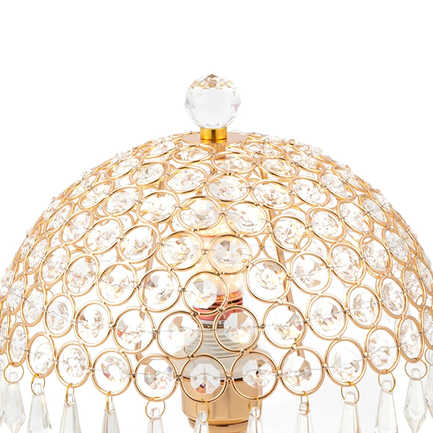 Moderne Kristall Luxus Dekorative Nachttischlampe