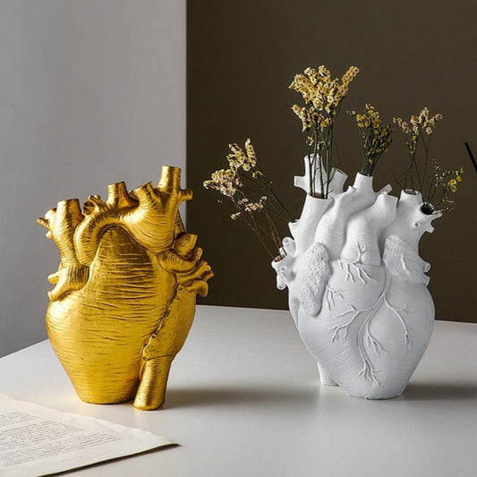 Herz Trocken Pflanzen Kunst Vase