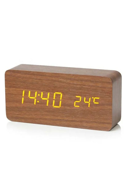 Holz LED Digitaluhr