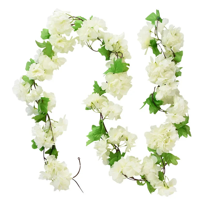 Frendorf | 180cm Künstliche Wisteria Girlande – Fake Ivy Ranke für Hochzeitsbogen, Raum, Garten, Baby Shower & Florale Dekorationen
