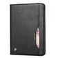 Frendorf | Leder Flip Case für iPad 9,7 (2017-2018), 10,2 (7. / 8. Gen), Air 2/3/4, Pro 9,7/10,5/11 - Wasserdicht, Stoßfest, Business Tablet Hülle