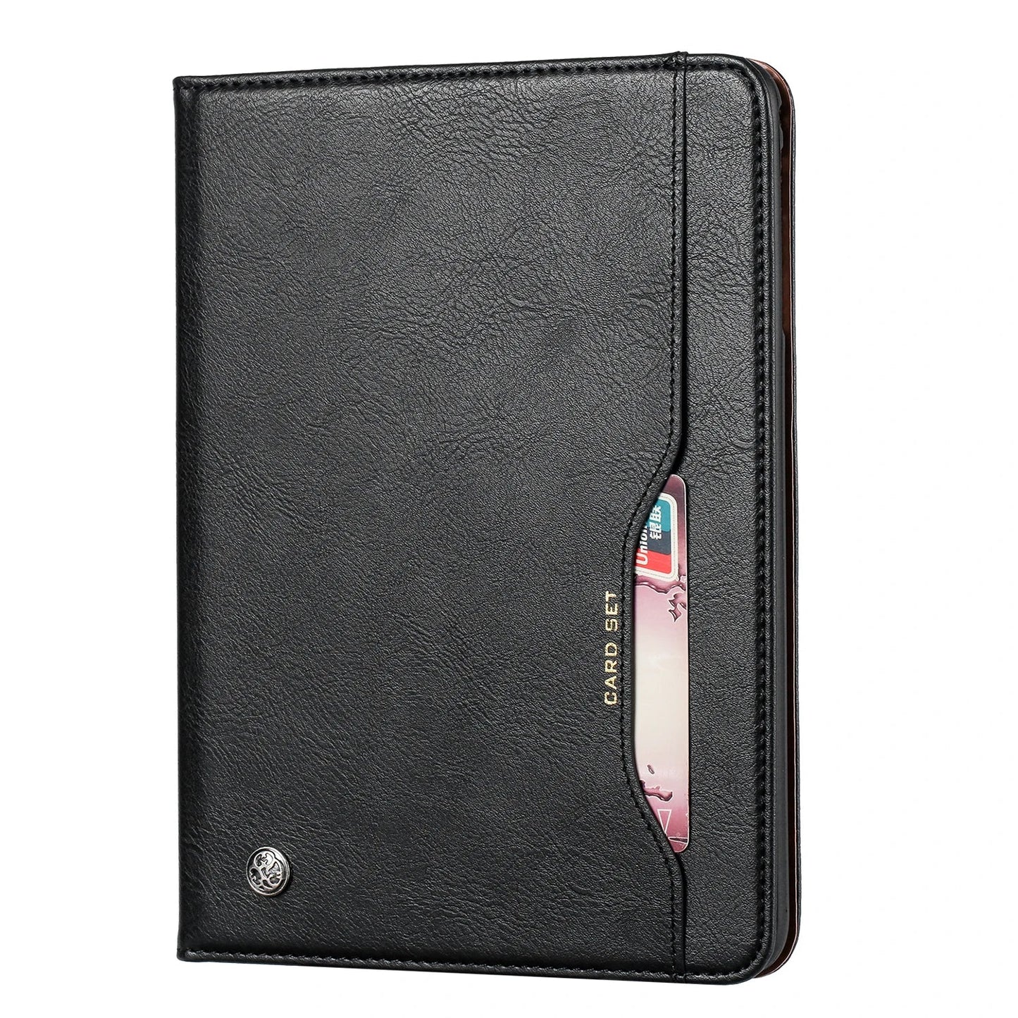 Frendorf | Leder Flip Case für iPad 9,7 (2017-2018), 10,2 (7. / 8. Gen), Air 2/3/4, Pro 9,7/10,5/11 - Wasserdicht, Stoßfest, Business Tablet Hülle