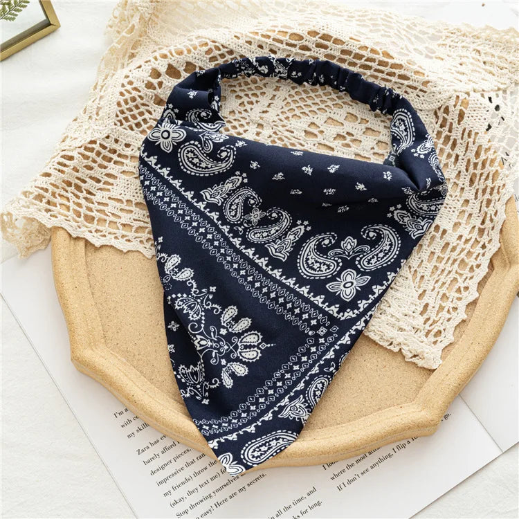 Frendorf | 2022 Sommer Vintage Blumen Bandana – Stylische Haaraccessoires für Frauen und Mädchen
