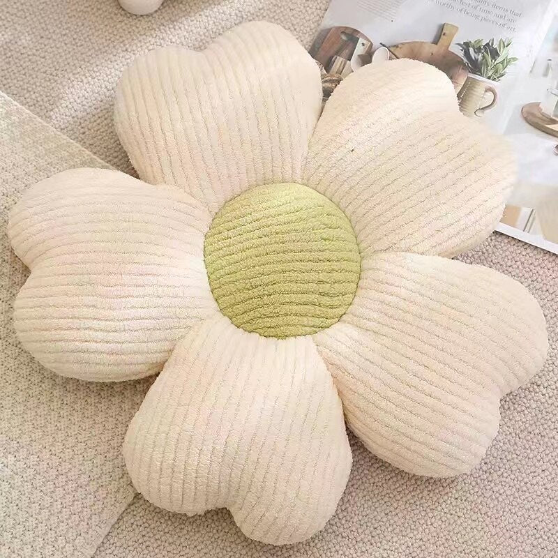 Fluffy Kleeblumen Kissen