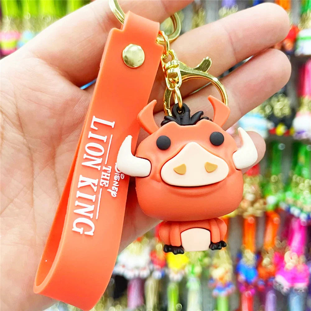 Anime Disney Schlüsselanhänger - Süßer Mickey Mouse, Minnie, Lilo und Stitch Cartoon Schlüsselring, Ornament und Autoanhänger, Perfekte Geschenke für Kinder